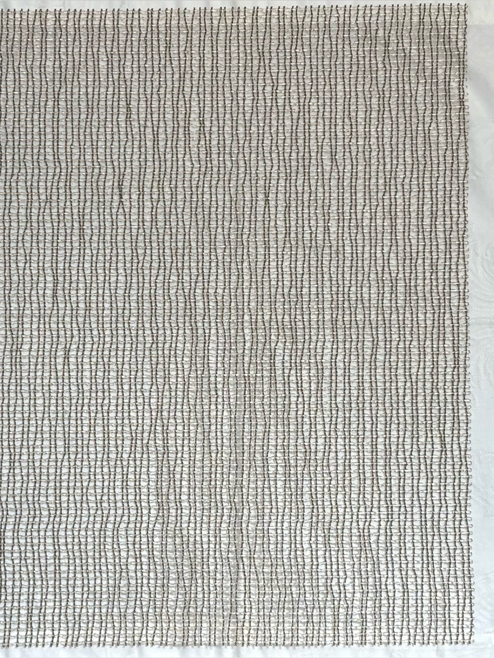 12 Chilewich Silver Woven Placemats - Picture 3 of 3